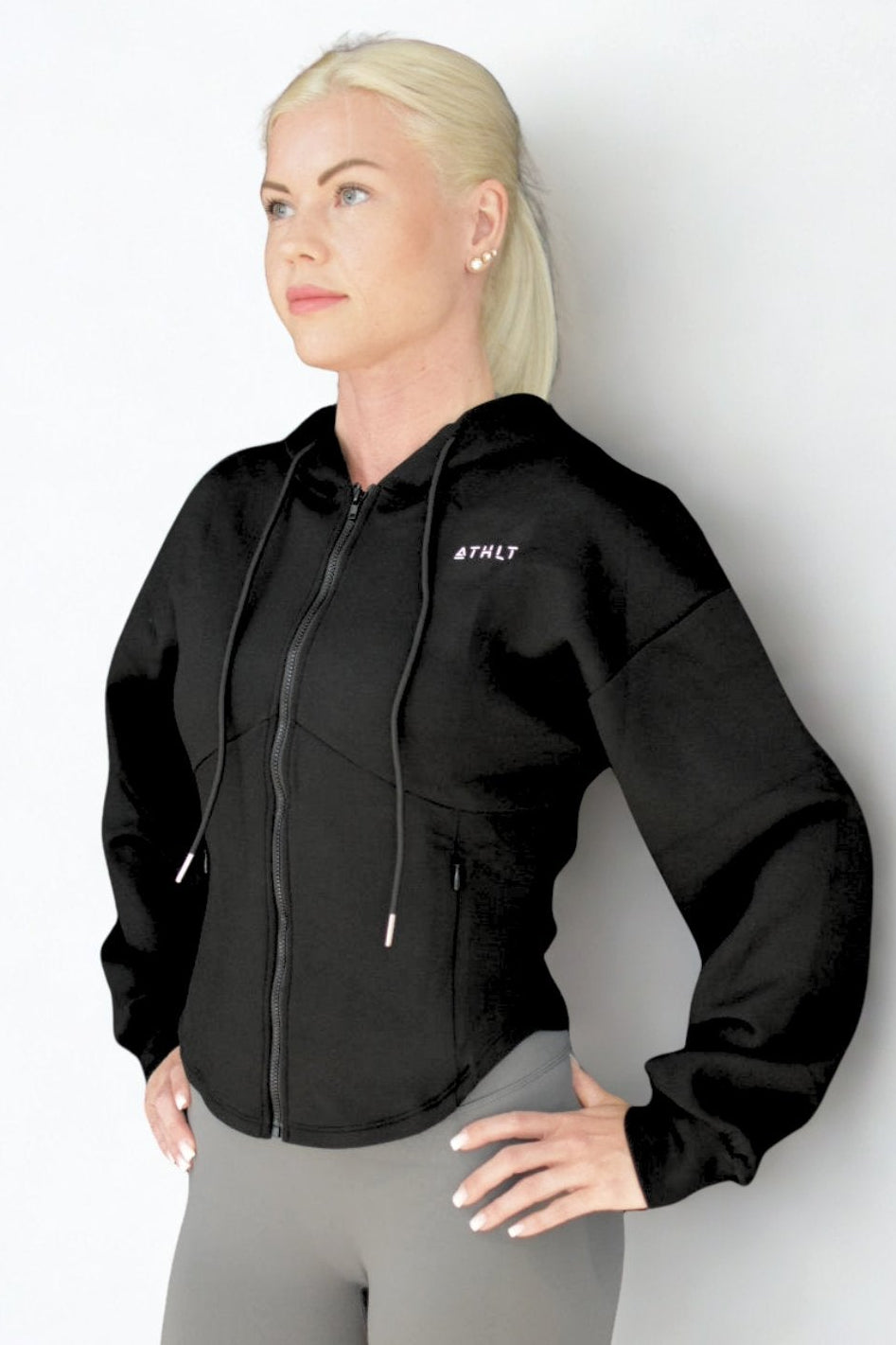 Zip med figursydd midja