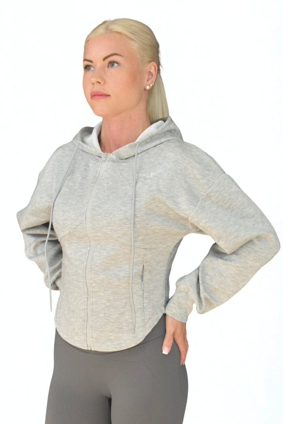 Zip med figursydd midja