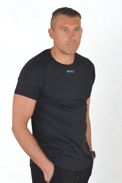 T-shirt slim ATHLT logo chest