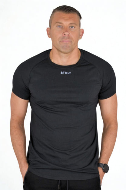 T-shirt slim ATHLT logo chest